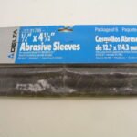 6 Pack 3/4 x 4-1/2" 80 Grit Sanding Drums, Delta 31-788