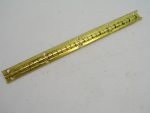 8" Brass Continuous Piano Hinge with 90 Degree Inside Stop - Image 5