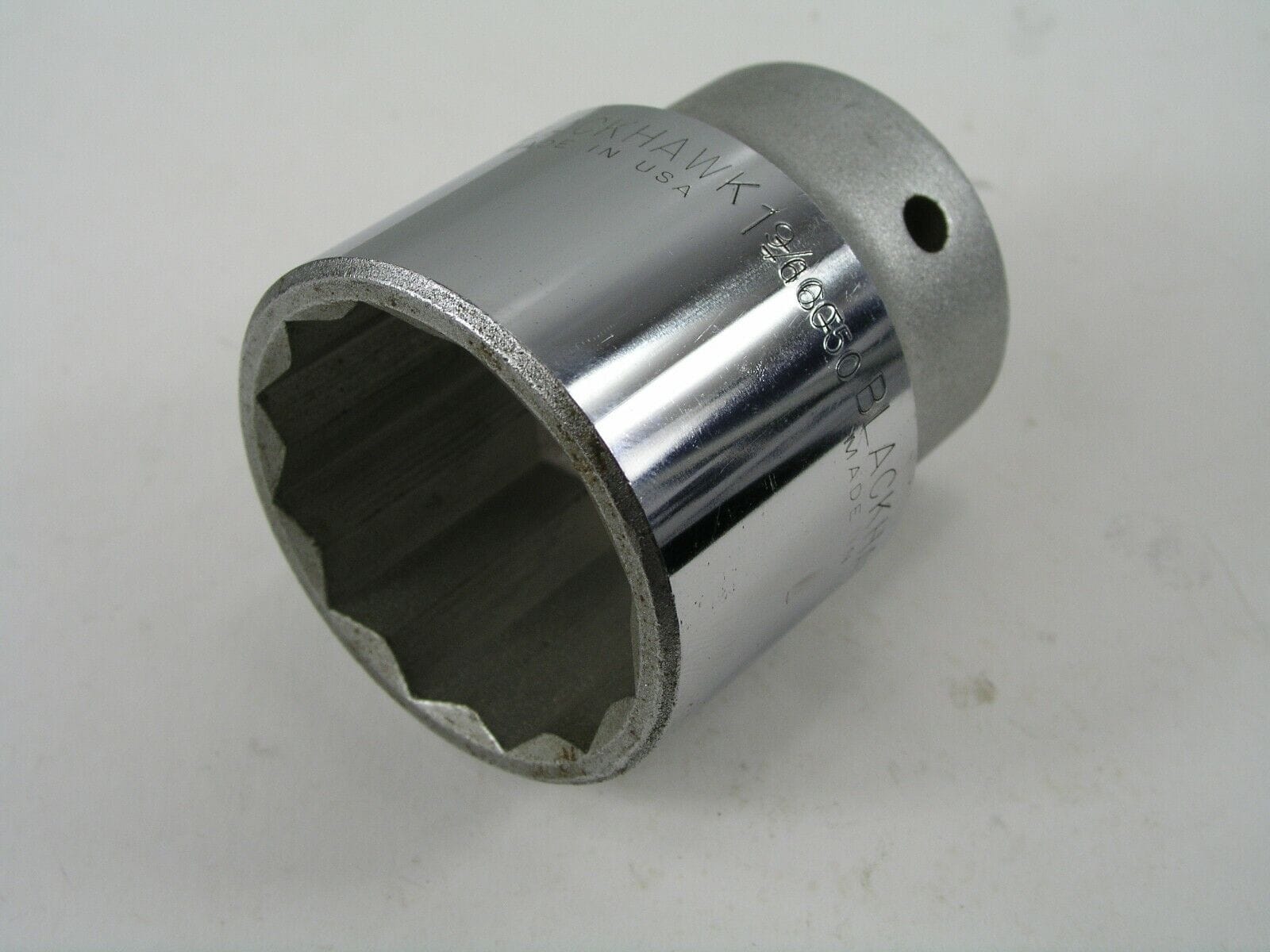 12 1-9/16" 3/4" Drive 12pt Socket, Blackhawk, Double Struck Error - Image 1