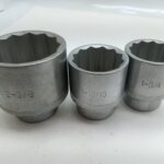 3pc Lot   1" Drive 12pt Sockets