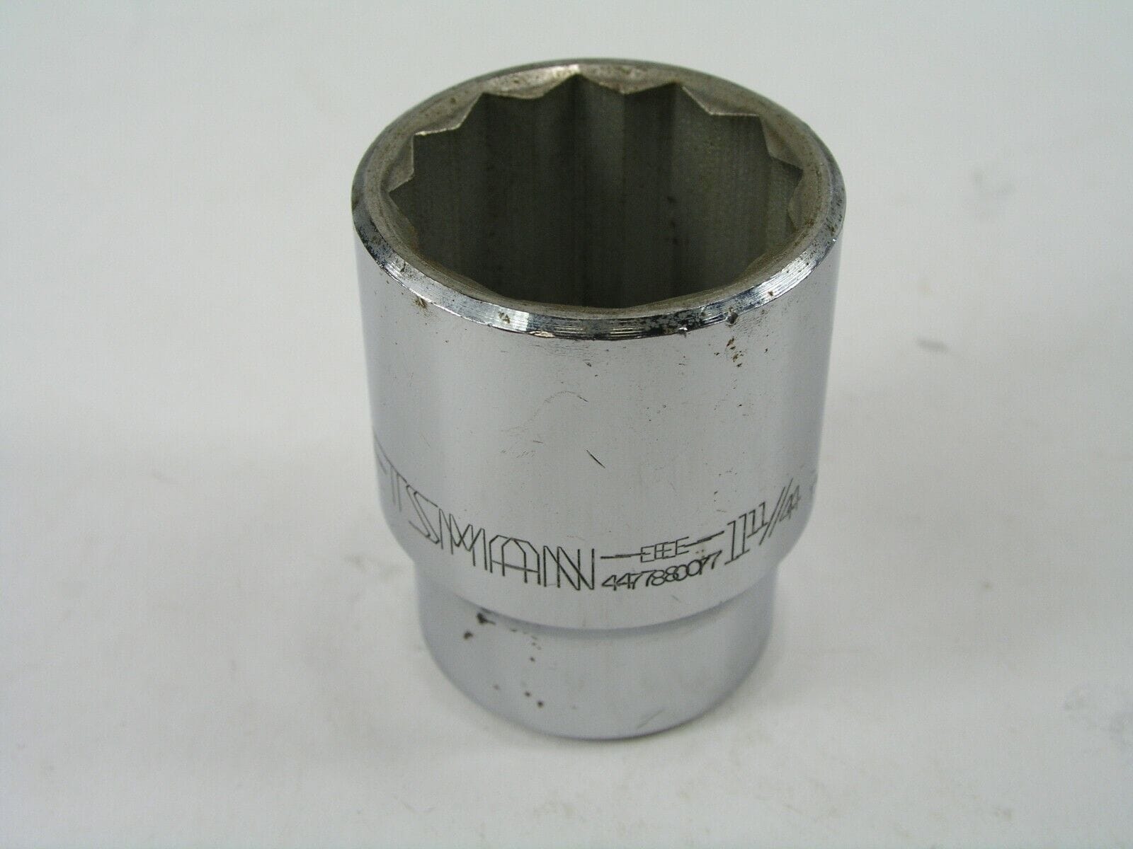34 1-1/4" 3/4" Drive 12pt Socket, Craftsman, Double Struck Error - Image 1