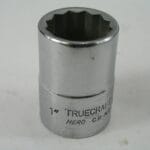 1"   3/4" Drive 12pt Socket, Truecraft Hero