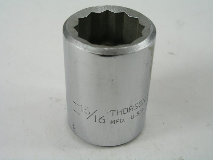 15/16"   3/4" Drive 12pt Socket, Thorsen - Image 1
