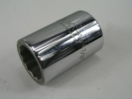 7/8"   3/4" Drive 12pt Socket, Blackhawk