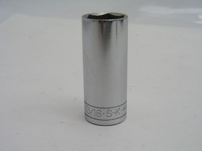 13/16"   3/8" Drive 6pt Deep Socket, SK 40426 Large Logo - Image 1