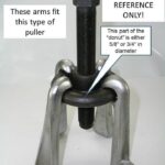 4pcs Hub Puller Replacement Arms