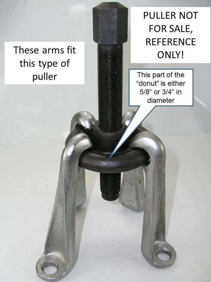 4pcs Hub Puller Replacement Arms - Image 1