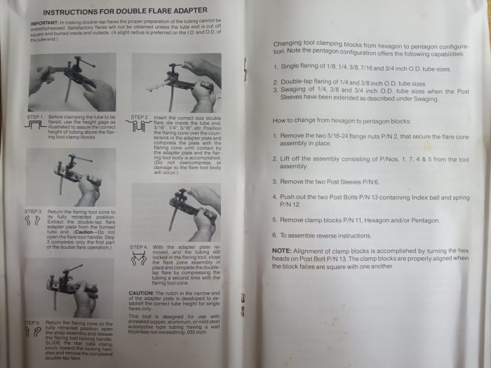 Jasco-Wolco Model 100 Tube Flaring Kit - Image 6
