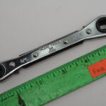 1/4 x 3/8 Square Double Ratcheting Wrench, Klein 68310