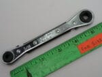 1/4 x 3/8 Square Double Ratcheting Wrench, Klein 68310 - Image 2