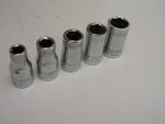 5pc Lot 1/4" Drive  6pt  Metric Craftsman Sockets 5-9mm - Image 4