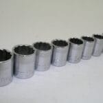 8pc Lot 3/8" Drive  12pt  Metric Craftsman Sockets 11-18mm