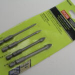 Ryobi Glass & Tile Carbide Drill Bit Set AR1650G  1/8"- 5/16"