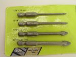 Ryobi Glass & Tile Carbide Drill Bit Set AR1650G  1/8"- 5/16" - Image 3
