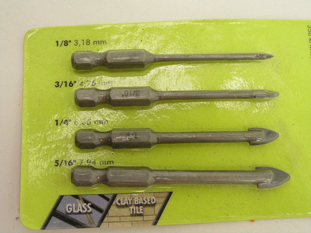 OLYMPUS DIGITAL CAMERA Ryobi Glass & Tile Carbide Drill Bit Set AR1650G  1/8"- 5/16" - Image 3