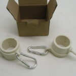 Flag Pole Rings 1 Inch Rotating Flag Mounting Flagpole Anti Wrap Clips
