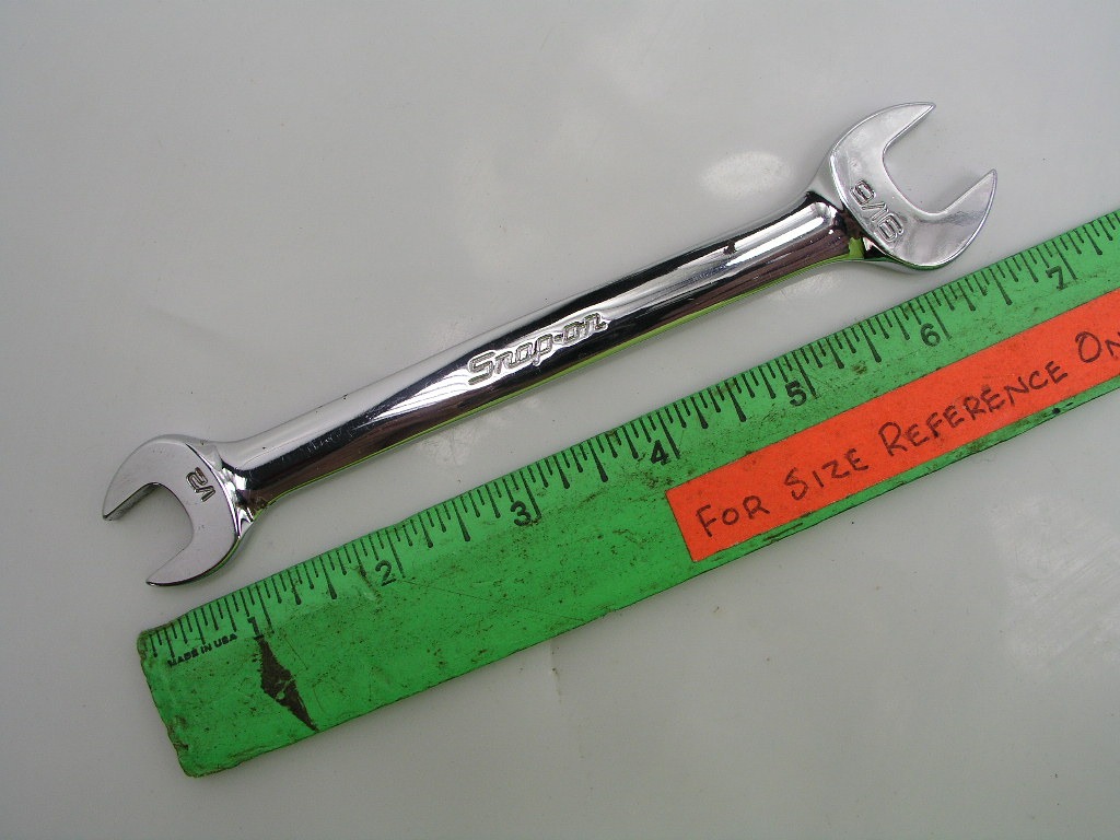 OLYMPUS DIGITAL CAMERA 9/16 x 1/2 Double Open End Wrench, Snap On V01618 - Image 1
