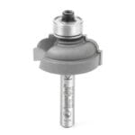 1-1/8" Classical Carbide Router Bit 1/4" Shaft Ball Bearing Pilot, Amana 54144 - Image 2
