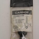 3/16" Roundover Carbide Router Bit 1/4" Shaft Ball Bearing Pilot Oldham316-4-ROY