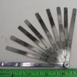 Feeler Gauge Set, Vintage Duro Chrome USA No. 221 Lot A