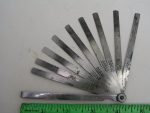 Feeler Gauge Set, Vintage Duro Chrome USA No. 221 Lot B