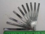 Feeler Gauge Set, Vintage Indestro Super USA No. 221 Lot A