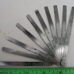 Feeler Gauge Set, Vintage Indestro Super USA No. 221 Lot A