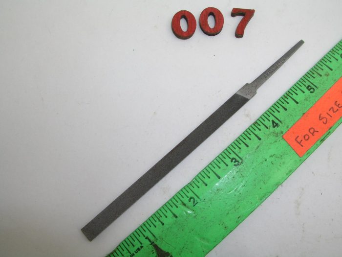 4" Pillar File 17/64" Wide #2 Cut AM Swiss USA - Image 1
