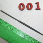 Half Round Taper Needle File Cut #4 Nicholson, lot 001