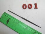 Half Round Taper Needle File Cut #4 Nicholson, lot 001 - Image 2