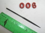 Half Round Taper Needle File Cut #0 CN Co, lot 006 - Image 2