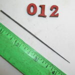 Square Taper Needle File Cut #4 Nicholson, lot 012