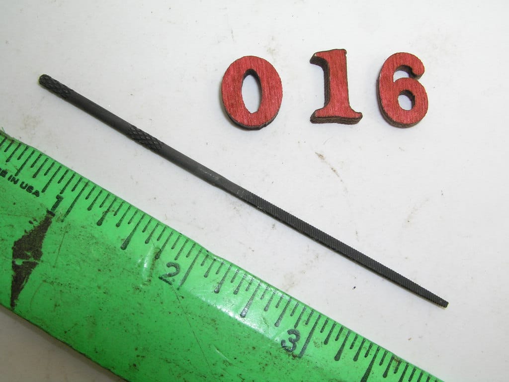 OLYMPUS DIGITAL CAMERA Square Taper Needle File Cut #0 Nicholson, lot 016 - Image 1