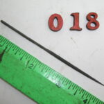 Half Round Taper Needle File Cut #0 Nicholson, lot 018