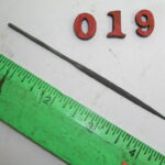 Half Round Taper Needle File Cut #4 Nicholson, lot 019