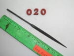 Half Round Taper Needle File Cut #0 Nicholson, lot 020