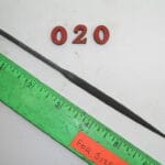 Half Round Taper Needle File Cut #0 Nicholson, lot 020