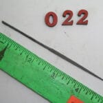 Half Round Taper Needle File Cut #0 Nicholson, lot 022