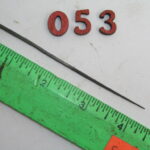 Round Tapered Needle File Cut #0 AS, lot 53
