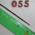 Round Tapered Needle File Cut #0 Carlson Newton, lot 55