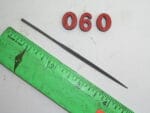 Flat Taper Needle File Cut #4 Nicholson, lot 60 - Image 3