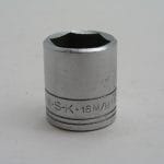 16mm   3/8" Drive 6pt Socket Small Logo, SK 316
