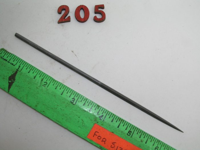 Triangle Taper Needle File Cut #0 Nicholson, lot 205 - Image 3