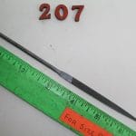 Flat Taper Needle File Cut #0 Nicholson, lot 207