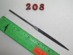 Flat Taper Needle File Cut #4 Nicholson USA, lot 208 - Image 3