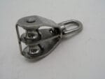15mm Diameter Stainless Double Pulley Block
