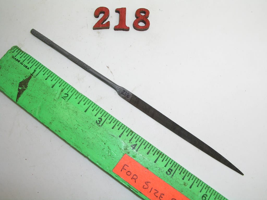 OLYMPUS DIGITAL CAMERA Knife Needle File Cut #2 Nicholson USA, lot 218 - Image 1