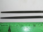 2pcs Triangle XF Files Cut #2 & 4 Nicholson USA, Lot D - Image 2