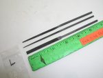 3pcs Round Flat Triangle Tapered Needle Files Cut #4 AM Swiss, Lot L