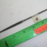 Oval Taper Needle File Dual Radius Grobet, Lot O